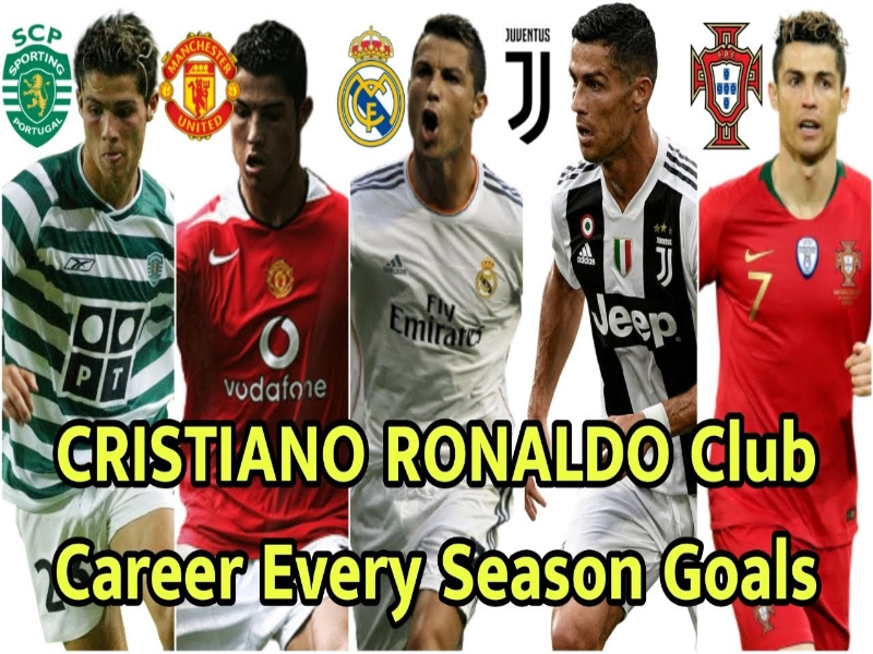 Cristiano Ronaldo đã thi đấu cho bao nhiêu câu lạc bộ?